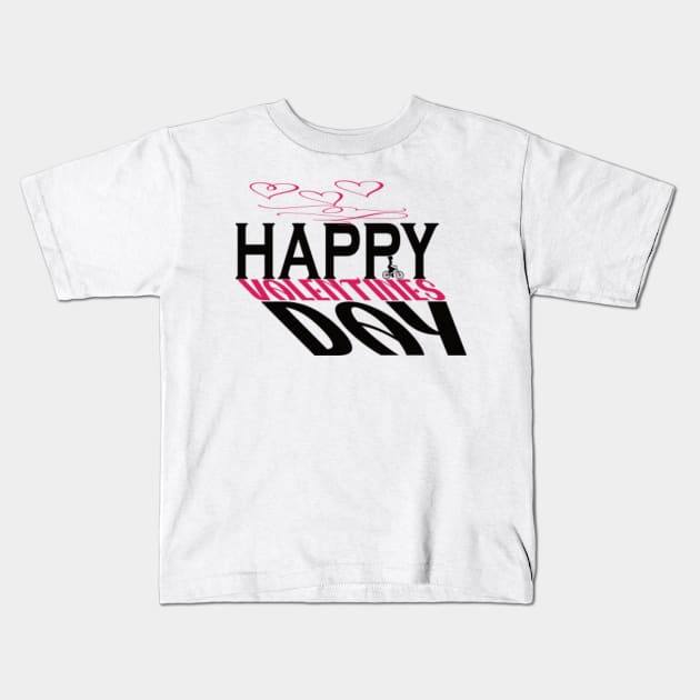 valentines day by chakibium Kids T-Shirt by chakibium